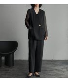 【ガール/GIRL】のジャケット・オールインワン セットアップ 結婚式 パンツドレス パーティードレス BK|ID: prp329100004795425 ipo3291000000035012205