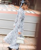 【プロポーション ボディドレッシング/PROPORTION BODY DRESSING】の花柄プリーツワンピース 25AW 人気、トレンドファッション・服の通販 founy(ファニー) ファッション Fashion レディースファッション Fashion for Women ワンピース Dresses 2025年 2025 2025-2026秋冬・A/W Autumn/Winter 2025–26 AW25–26 おすすめ Recommended / Our Picks シフォン Chiffon, Lightweight Fabric スリーブ Sleeve, Long Sleeve / Short Sleeve フェミニン Feminine, Girly フリル Frill, Ruffle プリーツ Pleats, Pleated リボン Ribbon, Bow thumbnail グレージュ×ボルドー1|ID: prp329100004795431 ipo3291000000035171234