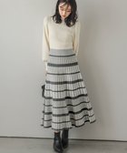 【ラジュール/Lajour】の日本製 ニットワンピース 人気、トレンドファッション・服の通販 founy(ファニー) ファッション Fashion レディースファッション Fashion for Women ワンピース Dresses ニットワンピース Knit Dresses チェック Check, Plaid, Tartan ドッキング Docking, Mixed Material リブニット Rib Knit, Ribbed Knit 日本製 Made In Japan thumbnail オフホワイト|ID: prp329100004795435 ipo3291000000034905768