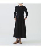 【ビーミングライフストアバイビームス/B:MING LIFE STORE by BEAMS】のドッキング ワンピース(S~M) 25AW きれいめ シンプル 人気、トレンドファッション・服の通販 founy(ファニー) ファッション Fashion レディースファッション Fashion for Women ワンピース Dresses 2025年 2025 2025-2026秋冬・A/W Autumn/Winter 2025–26 AW25–26 おすすめ Recommended / Our Picks シンプル Simple, Minimal ツイル Twist, Twisted Detail ドッキング Docking, Mixed Material リブニット Rib Knit, Ribbed Knit 再入荷 Restock / Back in Stock thumbnail BLACK*BLACK|ID: prp329100004795441 ipo3291000000034917642