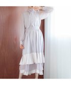 【ノエラ/Noela】のシアーサテンコンビワンピース ライトグレー|ID: prp329100004795444 ipo3291000000034950902