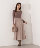 【プロポーション ボディドレッシング/PROPORTION BODY DRESSING】のチェック柄ジャガードニットワンピース 25AW 人気、トレンドファッション・服の通販 founy(ファニー) ファッション Fashion レディースファッション Fashion for Women ワンピース Dresses ニットワンピース Knit Dresses 2025年 2025 2025-2026秋冬・A/W Autumn/Winter 2025–26 AW25–26 ウォーム Warm Fabric スリット Slit, Slit Detail チェック Check, Plaid, Tartan ドッキング Docking, Mixed Material 人気 Popular, Best Seller thumbnail モカ1|ID: prp329100004795445 ipo3291000000035152859