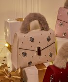 【ジルバイジルスチュアート/JILL by JILLSTUART】のランダムビジューファーハンドルバッグ 人気、トレンドファッション・服の通販 founy(ファニー) ファッション Fashion レディースファッション Fashion for Women バッグ Bags スマート Smart, Elegant チャーム Charm, Pendant ビジュー Bijou, Jewel-like Accent フェイクレザー Faux Leather, PU Leather フラップ Flap, Flap Pocket ランダム Random, Irregular エレガント 上品 Elegant 冬 Winter / This Winter 台形 A-Line, Trapezoid Shape thumbnail ホワイト|ID: prp329100004795459 ipo3291000000034878370