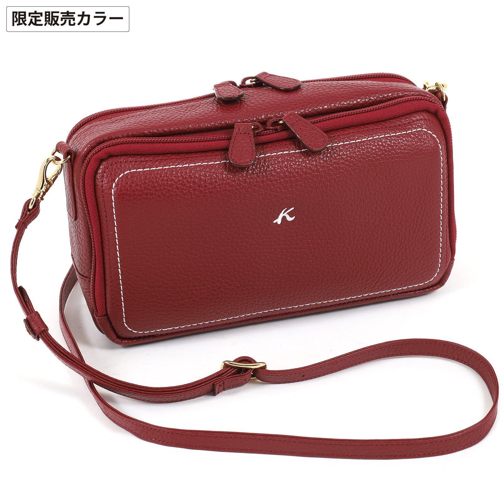 【キタムラ/Kitamura】のポシェット ZH0378 インテリア・キッズ・メンズ・レディースファッション・服の通販 founy(ファニー) 　ファッション　Fashion　レディースファッション　Fashion for Women　おすすめ　Recommended / Our Picks　コンパクト　Compact, Small Size　ショルダー　Shoulder, Shoulder Strap　スクエア　Square, Square Shape　フォルム　Silhouette, Form　ポケット　Pocket, Pocket Detail　ポシェット　Pochette, Mini Bag　ポーチ　Pouch, Small Case　旅行　Travel　ワイン71901|ID: prp329100004795461 ipo3291000000034872826