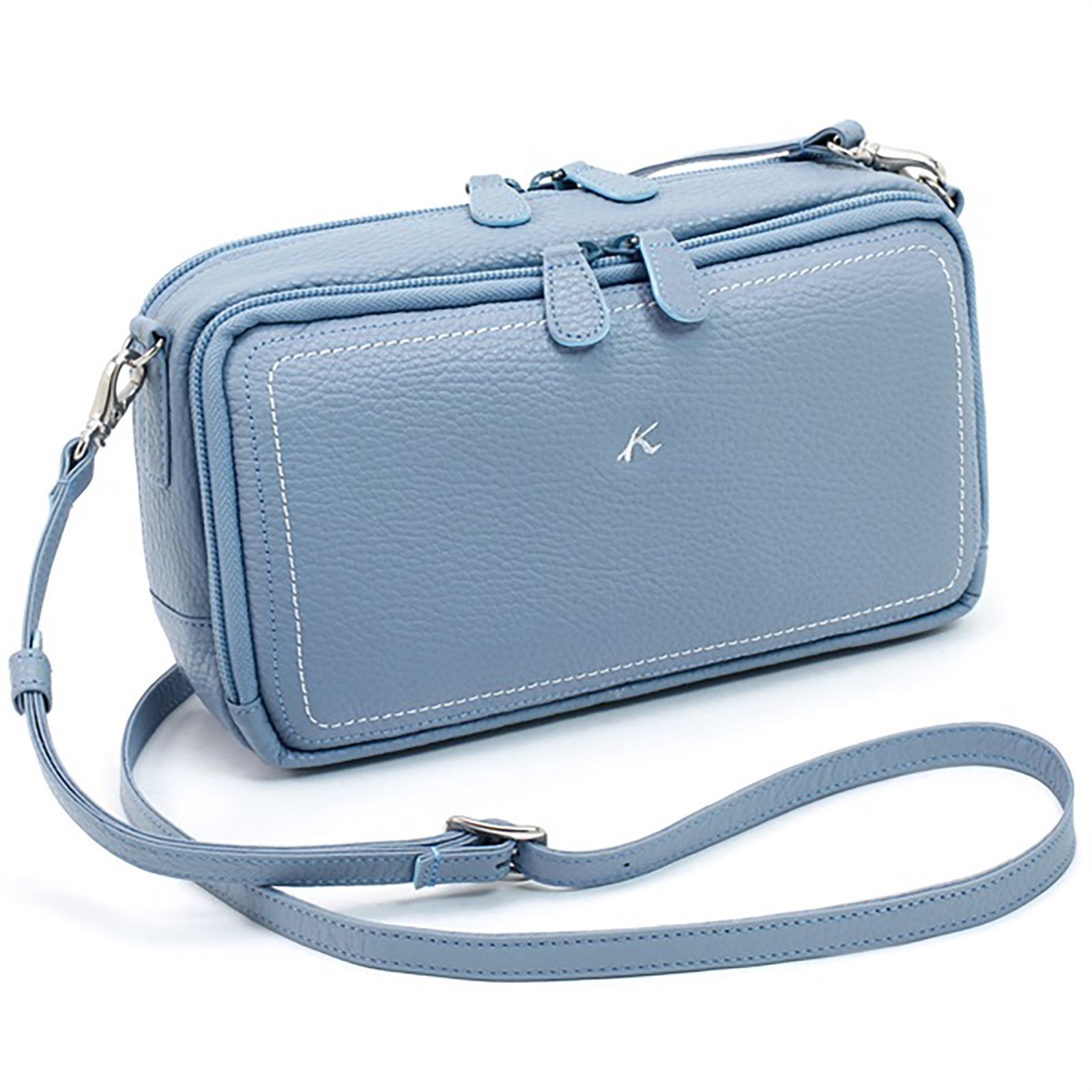 【キタムラ/Kitamura】のポシェット ZH0378 インテリア・キッズ・メンズ・レディースファッション・服の通販 founy(ファニー) 　ファッション　Fashion　レディースファッション　Fashion for Women　おすすめ　Recommended / Our Picks　コンパクト　Compact, Small Size　ショルダー　Shoulder, Shoulder Strap　スクエア　Square, Square Shape　フォルム　Silhouette, Form　ポケット　Pocket, Pocket Detail　ポシェット　Pochette, Mini Bag　ポーチ　Pouch, Small Case　旅行　Travel　ブルーグレー84901|ID: prp329100004795461 ipo3291000000034872830