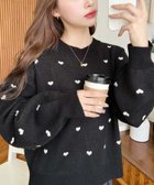 【モーメントプラス/moment+ / MEN】のクルーネックハート柄ジャガードニットプルオーバー 人気、トレンドファッション・服の通販 founy(ファニー) ファッション Fashion メンズファッション Fashion for Men トップス・カットソー Cut & Sew Tops ニット・セーター / 定番トップス Knit Tops & Sweaters アクリル Acrylic Material シンプル Simple, Minimal ティアードスカート Tiered Skirt, Flounced Skirt デニム Denim, Jeans Material トレンド Trend, Trending Now 定番 Standard, Basic Item バランス Balance, Style Balance フェミニン Feminine, Girly ベーシック Basic, Essential ロング Long, Long-Length 再入荷 Restock / Back in Stock プチプライス・低価格 Affordable / Budget Price thumbnail ブラック|ID: prp329100004795469 ipo3291000000034793133