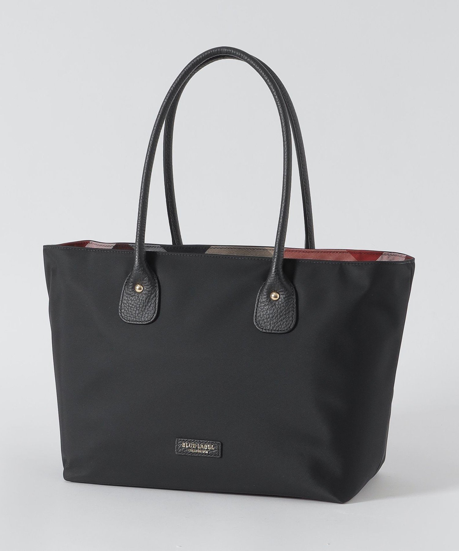 【ブルーレーベル クレストブリッジ/BLUE LABEL CRESTBRIDGE】のパーシャルクレストブリッジチェックナイロントート 人気、トレンドファッション・服の通販 founy(ファニー) 　ファッション　Fashion　レディースファッション　Fashion for Women　バッグ　Bags　バランス　Balance, Style Balance　ポケット　Pocket, Pocket Detail　ミドル　Middle Length, Mid Height　エレガント 上品　Elegant　旅行　Travel　 other-1|ID: prp329100004795470 ipo3291000000034872689