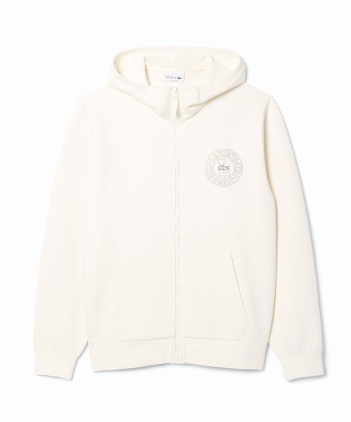 【ラコステ/LACOSTE】のローレルサークルジップフーディー / ジップアップパーカー インテリア・キッズ・メンズ・レディースファッション・服の通販 founy(ファニー) https://founy.com/ ファッション Fashion レディースファッション Fashion for Women トップス・カットソー Cut & Sew Tops レディースパーカー・カジュアルフーディー Casual Hoodies & Sweatshirts クラシック Classic, Timeless Style グラフィック Graphic, Graphic Design サークル Circle, Round Design ダブル Double, Double-Breasted フェイス Face, Facial Design フラット Flat, Flat Shoes モダン Modern, Contemporary 鹿の子 Piqué, Kanoko Fabric |ID: prp329100004795475 ipo3291000000034793149