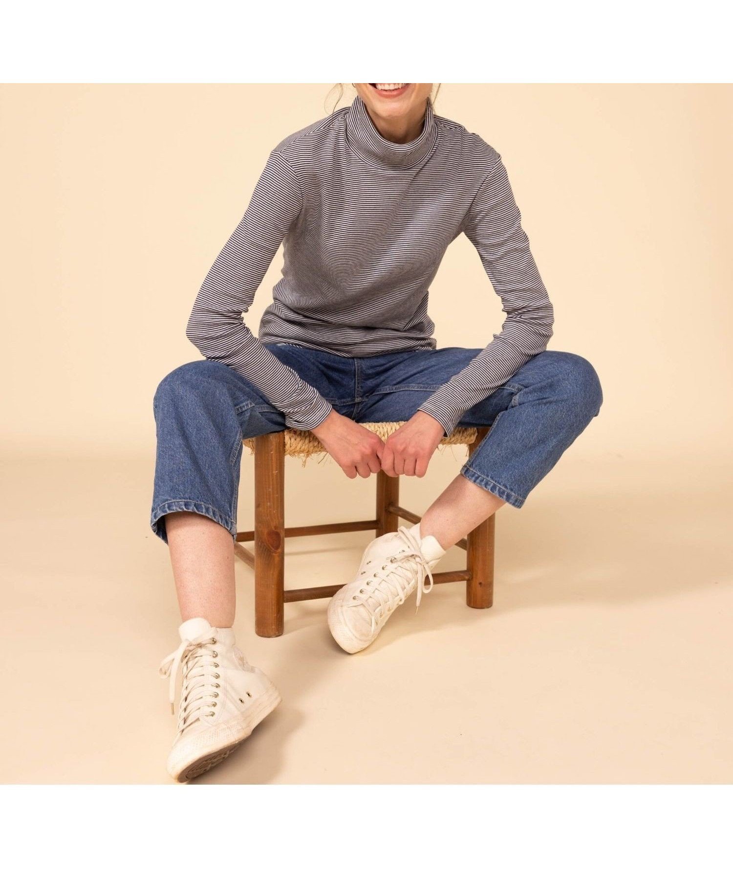 【プチバトー/PETIT BATEAU】の長袖タートルネック インテリア・キッズ・メンズ・レディースファッション・服の通販 founy(ファニー) 　ファッション　Fashion　レディースファッション　Fashion for Women　トップス・カットソー　Cut & Sew Tops　タートルネック・ハイネックトップス　Turtlenecks & High-Neck Tops　おすすめ　Recommended / Our Picks　タートルネック　Turtleneck, High Neck　冬　Winter / This Winter　長袖　Long Sleeve, Full Sleeve　ネイビー/オフホワイト|ID: prp329100004795481 ipo3291000000034793174