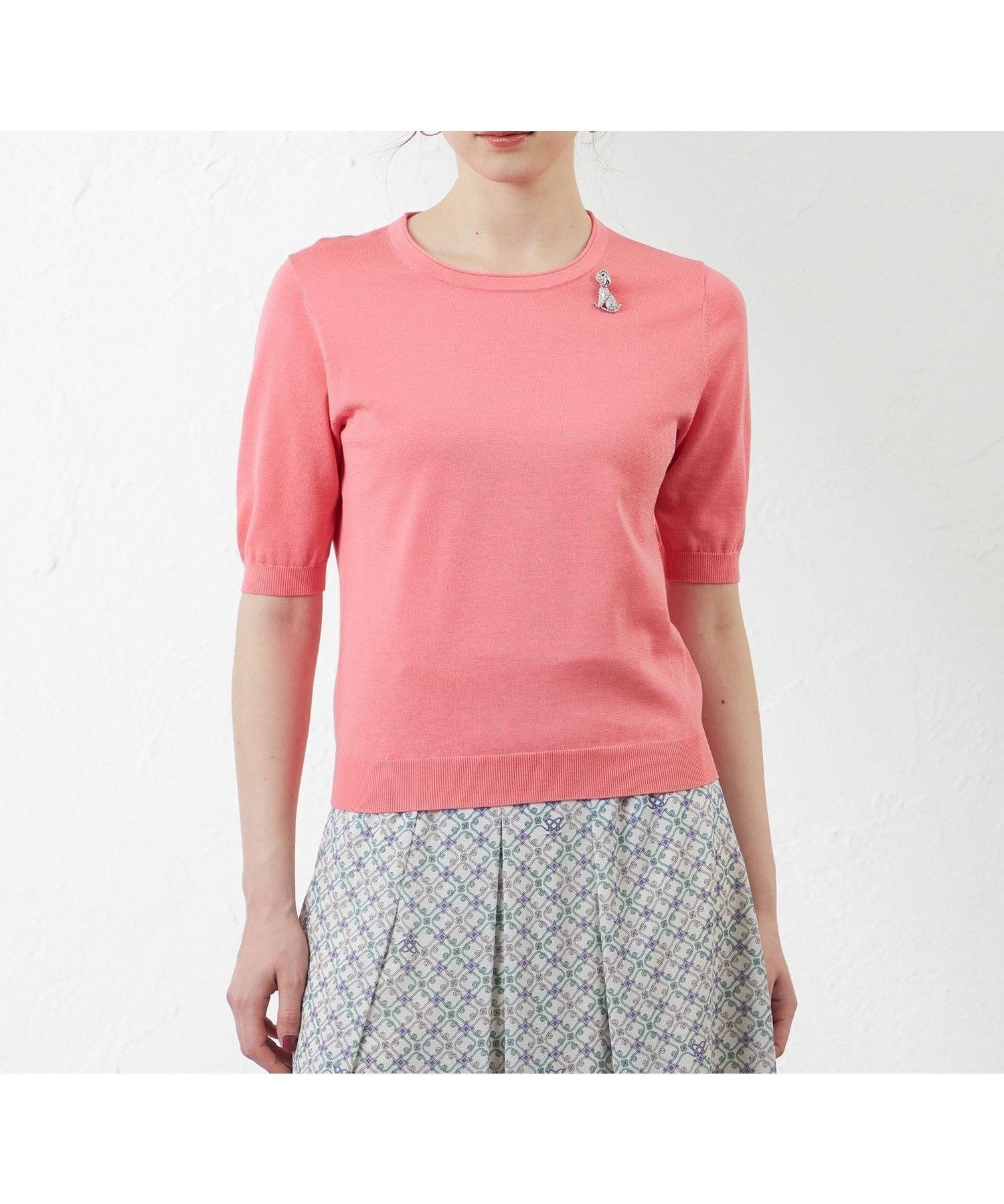 【アマカ/AMACA】のコットンシルクプルオーバーニット インテリア・キッズ・メンズ・レディースファッション・服の通販 founy(ファニー) 　ファッション　Fashion　レディースファッション　Fashion for Women　トップス・カットソー　Cut & Sew Tops　ニット　Knit Tops & Sweaters　カジュアルプルオーバー・ニットトップス　Pullovers & Knit Tops / Casual Pullovers　おすすめ　Recommended / Our Picks　アンサンブル　Ensemble Set　カーディガン　Cardigan, Knitwear　シルク　Silk, 100% Silk　スタンダード　Standard, Basic　ドレープ　Drape, Draping Fabric　エレガント 上品　Elegant　ピンク|ID: prp329100004795484 ipo3291000000034793189