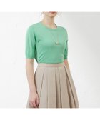 【アマカ/AMACA】のコットンシルクプルオーバーニット グリーン|ID: prp329100004795484 ipo3291000000034793192