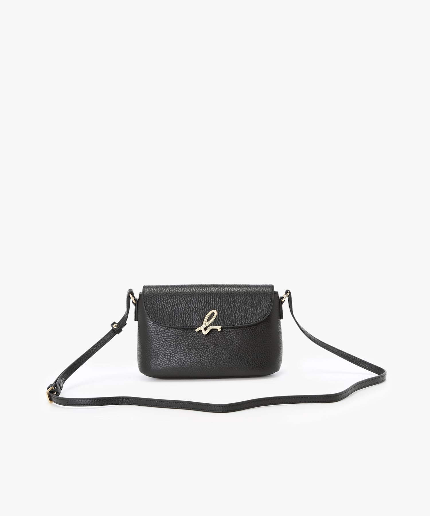 【アニエスベー ファム/agnes b. FEMME】のレザーショルダーバッグ The b. IS12F-11 インテリア・キッズ・メンズ・レディースファッション・服の通販 founy(ファニー) 　ファッション　Fashion　レディースファッション　Fashion for Women　ショルダー　Shoulder, Shoulder Strap　シンプル　Simple, Minimal　スタイリッシュ　Stylish, Fashionable　ポケット　Pocket, Pocket Detail　ブラック|ID: prp329100004795487 ipo3291000000034972923