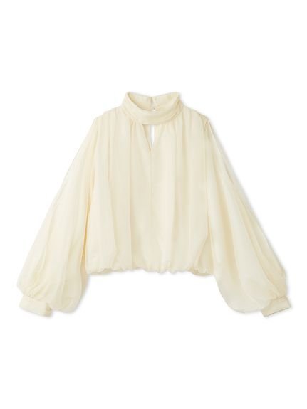 【スナイデル/SNIDEL】のスリットスリーブブラウス インテリア・キッズ・メンズ・レディースファッション・服の通販 founy(ファニー) 　ファッション　Fashion　レディースファッション　Fashion for Women　トップス・カットソー　Cut & Sew Tops　シャツ・ブラウス・オフィスカジュアル　Elegant Blouses & Button-Ups　ウェーブ　Wavy Pattern　ギャザー　Gathered, Ruffled　シアー　Sheer, See-Through　シンプル　Simple, Minimal　スマート　Smart, Elegant　スリット　Slit, Slit Detail　フロント　Front, Front Design　おすすめ　Recommended / Our Picks　IVR[003]|ID: prp329100004795491 ipo3291000000034793234