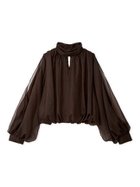 【スナイデル/SNIDEL】のスリットスリーブブラウス 人気、トレンドファッション・服の通販 founy(ファニー) ファッション Fashion レディースファッション Fashion for Women トップス・カットソー Cut & Sew Tops シャツ・ブラウス・オフィスカジュアル Elegant Blouses & Button-Ups ウェーブ Wavy Pattern ギャザー Gathered, Ruffled シアー Sheer, See-Through シンプル Simple, Minimal スマート Smart, Elegant スリット Slit, Slit Detail フロント Front, Front Design おすすめ Recommended / Our Picks thumbnail BRW[058]|ID: prp329100004795491 ipo3291000000034793236