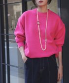 【ガール/GIRL】のネックレス付き クルーネック カラー ニット プルオーバー PK|ID: prp329100004795492 ipo3291000000034793253