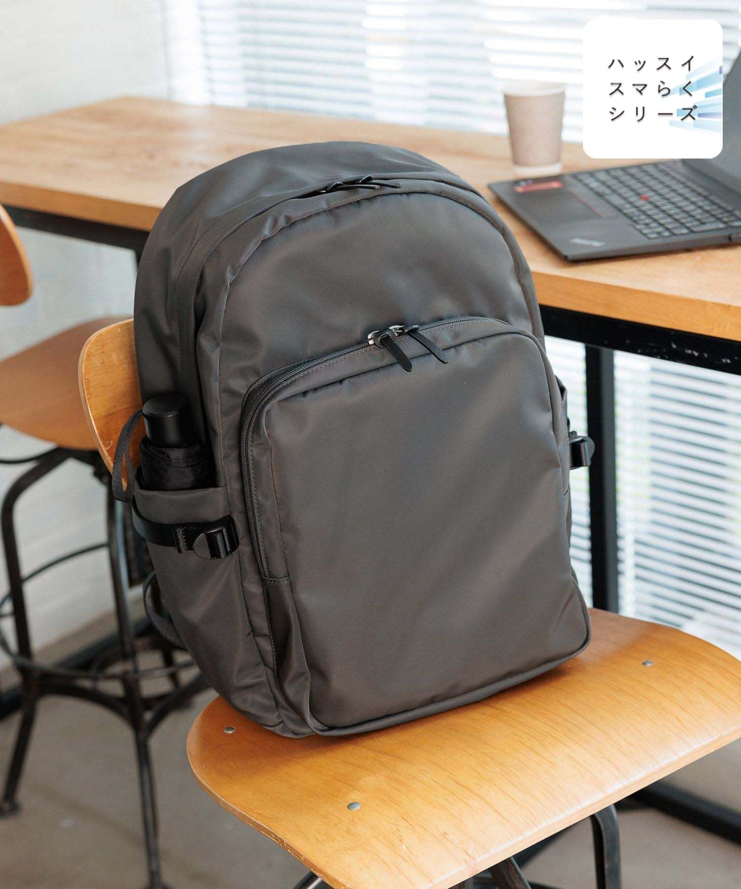 【グローバルワーク/GLOBAL WORK】の撥水スマらくバックパック/131837 インテリア・キッズ・メンズ・レディースファッション・服の通販 founy(ファニー) 　ファッション　Fashion　レディースファッション　Fashion for Women　バッグ　Bags　スクエア　Square, Square Shape　スリーブ　Sleeve, Long Sleeve / Short Sleeve　デイパック　Daypack, Casual Backpack　ビジネス 仕事 通勤　Business / Work / Commuting　ポケット　Pocket, Pocket Detail　グレーデイパック19|ID: prp329100004795494 ipo3291000000034962345