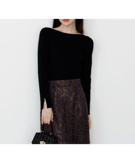 【プロポーション ボディドレッシング/PROPORTION BODY DRESSING】のハンドウォッシャブル 変わり編みリブニット 25AW 人気、トレンドファッション・服の通販 founy(ファニー) ファッション Fashion レディースファッション Fashion for Women トップス・カットソー Cut & Sew Tops ニット Knit Tops & Sweaters 2025年 2025 2025-2026秋冬・A/W Autumn/Winter 2025–26 AW25–26 スリット Slit, Slit Detail デコルテ Décolleté, Neckline リブニット Rib Knit, Ribbed Knit 人気 Popular, Best Seller |ID:prp329100004795496