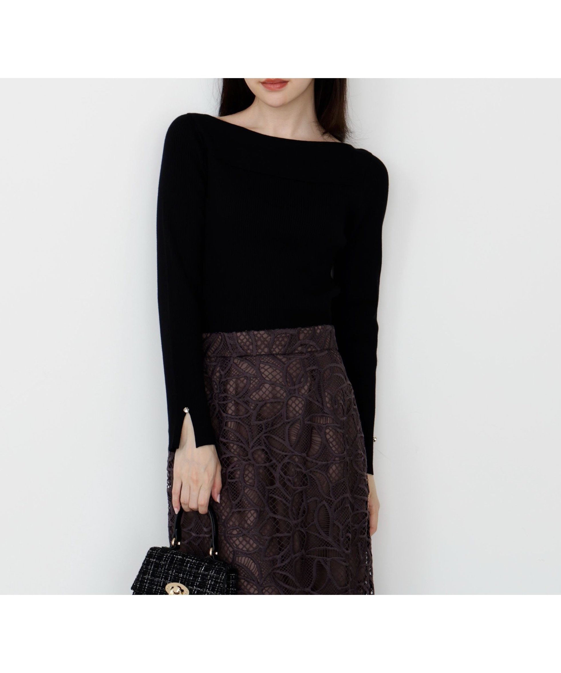 【プロポーション ボディドレッシング/PROPORTION BODY DRESSING】のハンドウォッシャブル 変わり編みリブニット 25AW 人気、トレンドファッション・服の通販 founy(ファニー) ファッション Fashion レディースファッション Fashion for Women トップス・カットソー Cut & Sew Tops ニット Knit Tops & Sweaters 2025年 2025 2025-2026秋冬・A/W Autumn/Winter 2025–26 AW25–26 スリット Slit, Slit Detail デコルテ Décolleté, Neckline リブニット Rib Knit, Ribbed Knit 人気 Popular, Best Seller other-1|ID: prp329100004795496 ipo3291000000034793273