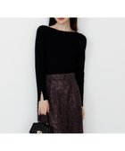 【プロポーション ボディドレッシング/PROPORTION BODY DRESSING】のハンドウォッシャブル 変わり編みリブニット 25AW 人気、トレンドファッション・服の通販 founy(ファニー) ファッション Fashion レディースファッション Fashion for Women トップス・カットソー Cut & Sew Tops ニット Knit Tops & Sweaters 2025年 2025 2025-2026秋冬・A/W Autumn/Winter 2025–26 AW25–26 スリット Slit, Slit Detail デコルテ Décolleté, Neckline リブニット Rib Knit, Ribbed Knit 人気 Popular, Best Seller thumbnail ブラック|ID: prp329100004795496 ipo3291000000034793276