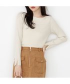 【プロポーション ボディドレッシング/PROPORTION BODY DRESSING】のハンドウォッシャブル 変わり編みリブニット 25AW 人気、トレンドファッション・服の通販 founy(ファニー) ファッション Fashion レディースファッション Fashion for Women トップス・カットソー Cut & Sew Tops ニット Knit Tops & Sweaters 2025年 2025 2025-2026秋冬・A/W Autumn/Winter 2025–26 AW25–26 スリット Slit, Slit Detail デコルテ Décolleté, Neckline リブニット Rib Knit, Ribbed Knit 人気 Popular, Best Seller thumbnail ラメベージュ|ID: prp329100004795496 ipo3291000000034793278