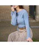 【プロポーション ボディドレッシング/PROPORTION BODY DRESSING】のハンドウォッシャブル 変わり編みリブニット 25AW 人気、トレンドファッション・服の通販 founy(ファニー) ファッション Fashion レディースファッション Fashion for Women トップス・カットソー Cut & Sew Tops ニット Knit Tops & Sweaters 2025年 2025 2025-2026秋冬・A/W Autumn/Winter 2025–26 AW25–26 スリット Slit, Slit Detail デコルテ Décolleté, Neckline リブニット Rib Knit, Ribbed Knit 人気 Popular, Best Seller thumbnail グリーン|ID: prp329100004795496 ipo3291000000034793281