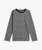 【アニエスベー ファム/agnes b. FEMME】の細ボーダー コットン 長袖 Tシャツ Cool 人気、トレンドファッション・服の通販 founy(ファニー) ファッション Fashion レディースファッション Fashion for Women トップス・カットソー Cut & Sew Tops シャツ・ブラウス・オフィスカジュアル Elegant Blouses & Button-Ups ロングTシャツ・Tシャツ Longline T-Shirts & Tees トレンド Trend, Trending Now ボーダー Border, Stripe 定番 Standard, Basic Item 長袖 Long Sleeve, Full Sleeve thumbnail ブラック系その他|ID: prp329100004795510 ipo3291000000034884605