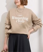 【ジャーナルスタンダード レサージュ/journal standard L'essage】の【RUNNING~】ピグメントスウェットプルオーバー 人気、トレンドファッション・服の通販 founy(ファニー) ファッション Fashion レディースファッション Fashion for Women トップス・カットソー Cut & Sew Tops レディースパーカー・カジュアルフーディー Casual Hoodies & Sweatshirts カジュアルプルオーバー・ニットトップス Pullovers & Knit Tops / Casual Pullovers スウェット・クルーネックトップス Sweatshirts & Crewnecks / Relaxed Fit Sweat Tops インディゴ Indigo Denim インナー Innerwear ジャケット Jacket, Outerwear スウェット / スエット Sweatshirt, Sweatwear デニム Denim, Jeans Material プリント Print, Printed Pattern thumbnail ベージュ|ID: prp329100004795530 ipo3291000000034793448