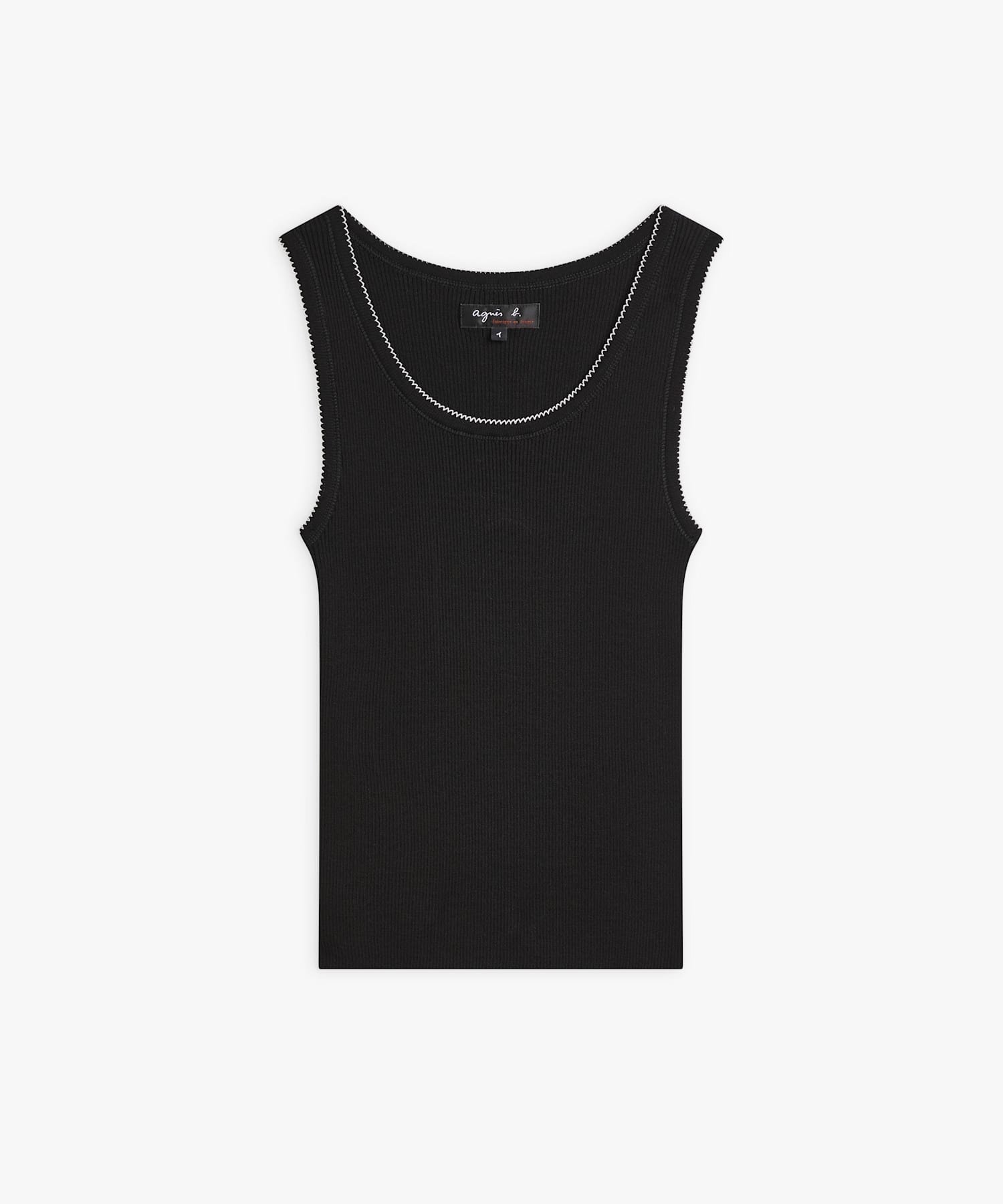 【アニエスベー ファム/agnes b. FEMME】のコットン ウール 長袖 リブ タンクトップ Gaston Croquet 人気、トレンドファッション・服の通販 founy(ファニー) 　ファッション　Fashion　レディースファッション　Fashion for Women　トップス・カットソー　Cut & Sew Tops　おすすめ　Recommended / Our Picks　アンサンブル　Ensemble Set　カーディガン　Cardigan, Knitwear　タンク　Tank Top, Sleeveless Top　フィット　Fit, Slim Fit　フランス　France, French　エレガント 上品　Elegant　長袖　Long Sleeve, Full Sleeve　 other-1|ID: prp329100004795548 ipo3291000000034793517