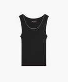 【アニエスベー ファム/agnes b. FEMME】のコットン ウール 長袖 リブ タンクトップ Gaston Croquet ブラック|ID: prp329100004795548 ipo3291000000034793518