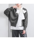 【ユナイテッドアローズ/UNITED ARROWS】のウールフォックス ラメ ショートカーディガン DK.GRAY|ID: prp329100004795550 ipo3291000000034793522