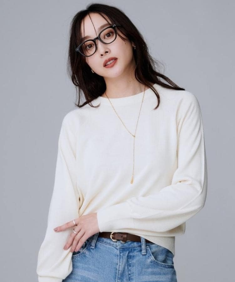 【アンタイトル/UNTITLED】の【8色展開/コンパクト丈】レーヨン混 コクーンニット インテリア・キッズ・メンズ・レディースファッション・服の通販 founy(ファニー) 　ファッション　Fashion　レディースファッション　Fashion for Women　トップス・カットソー　Cut & Sew Tops　ニット　Knit Tops & Sweaters　コンパクト　Compact, Small Size　シンプル　Simple, Minimal　ジャケット　Jacket, Outerwear　スカーフ　Scarf, Neckwear　スマート　Smart, Elegant　デニム　Denim, Jeans Material　ドレープ　Drape, Draping Fabric　フェミニン　Feminine, Girly　ワイド　Wide, Wide Fit　オフホワイト|ID: prp329100004795553 ipo3291000000034793532