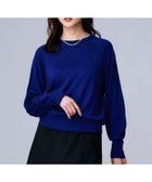 【アンタイトル/UNTITLED】の【8色展開/コンパクト丈】レーヨン混 コクーンニット ブルー|ID: prp329100004795553 ipo3291000000034793539