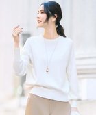 【アンタイトル/UNTITLED】の【8色展開/コンパクト丈】レーヨン混 コクーンニット オフホワイト|ID: prp329100004795553 ipo3291000000035162464