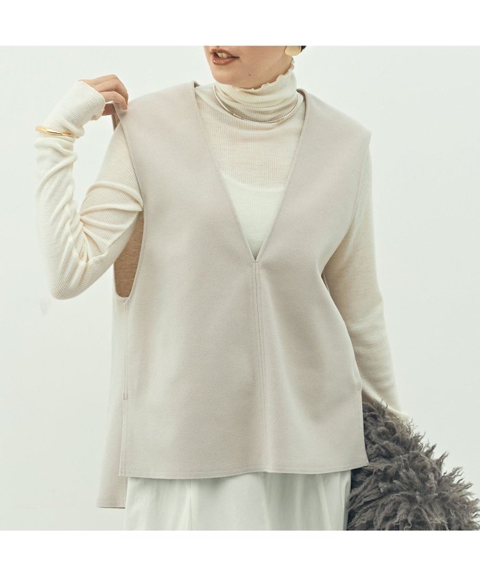 【ノーリーズ/NOLLEY'S】のウォッシャブルストレッチジャージベスト インテリア・キッズ・メンズ・レディースファッション・服の通販 founy(ファニー) https://founy.com/ ファッション Fashion レディースファッション Fashion for Women アウター Coat / Outerwear Collection トップス・カットソー Cut & Sew Tops ベスト&ジレ / 重ね着スタイル Vests & Gilets 秋 Autumn ショルダー Shoulder, Shoulder Strap ストレッチ Stretch, Stretchy Fabric スリット Slit, Slit Detail バランス Balance, Style Balance ベスト Vest, Waistcoat メルトン Melton, Heavy Wool リアル Real, Realistic ロング Long, Long-Length おすすめ Recommended / Our Picks 2025年 2025 2025-2026秋冬・A/W Autumn/Winter 2025–26 AW25–26 |ID: prp329100004795555 ipo3291000000035011477