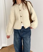 【キャナルジーン/CANAL JEAN】のEl mar ウール混ローゲージカーディガン 人気、トレンドファッション・服の通販 founy(ファニー) ファッション Fashion レディースファッション Fashion for Women トップス・カットソー Cut & Sew Tops カーディガン・羽織り Layered Style Cardigans おすすめ Recommended / Our Picks カーディガン Cardigan, Knitwear スリーブ Sleeve, Long Sleeve / Short Sleeve ワンポイント One Point, Statement Accent thumbnail アイボリー|ID: prp329100004795559 ipo3291000000034793571