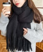 【モーメントプラス/moment+ / MEN】のボリュームフリンジマフラー 人気、トレンドファッション・服の通販 founy(ファニー) ファッション Fashion メンズファッション Fashion for Men ストール Stole, Wrap トレンド Trend, Trending Now なめらか Smooth, Silky Texture パステル Pastel, Soft Color ベーシック Basic, Essential 防寒 Cold Protection, Winter-Ready 冬 Winter / This Winter 再入荷 Restock / Back in Stock プチプライス・低価格 Affordable / Budget Price おすすめ Recommended / Our Picks thumbnail ブラック|ID: prp329100004795598 ipo3291000000034793774