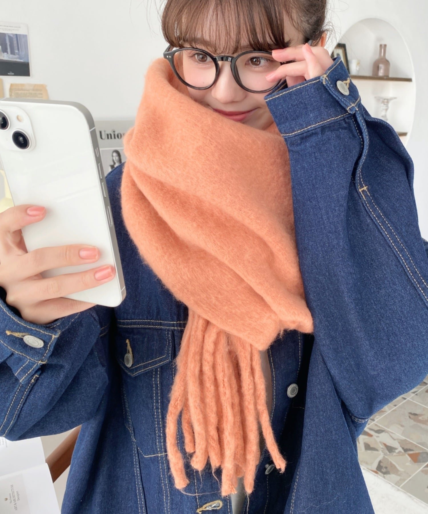 【モーメントプラス/moment+ / MEN】のボリュームフリンジマフラー インテリア・キッズ・メンズ・レディースファッション・服の通販 founy(ファニー) ファッション Fashion メンズファッション Fashion for Men ストール Stole, Wrap トレンド Trend, Trending Now なめらか Smooth, Silky Texture パステル Pastel, Soft Color ベーシック Basic, Essential 防寒 Cold Protection, Winter-Ready 冬 Winter / This Winter 再入荷 Restock / Back in Stock プチプライス・低価格 Affordable / Budget Price おすすめ Recommended / Our Picks オレンジ系その他|ID: prp329100004795598 ipo3291000000034793780