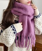 【モーメントプラス/moment+ / MEN】のボリュームフリンジマフラー 人気、トレンドファッション・服の通販 founy(ファニー) ファッション Fashion メンズファッション Fashion for Men ストール Stole, Wrap トレンド Trend, Trending Now なめらか Smooth, Silky Texture パステル Pastel, Soft Color ベーシック Basic, Essential 防寒 Cold Protection, Winter-Ready 冬 Winter / This Winter 再入荷 Restock / Back in Stock プチプライス・低価格 Affordable / Budget Price おすすめ Recommended / Our Picks thumbnail パープル|ID: prp329100004795598 ipo3291000000034793788