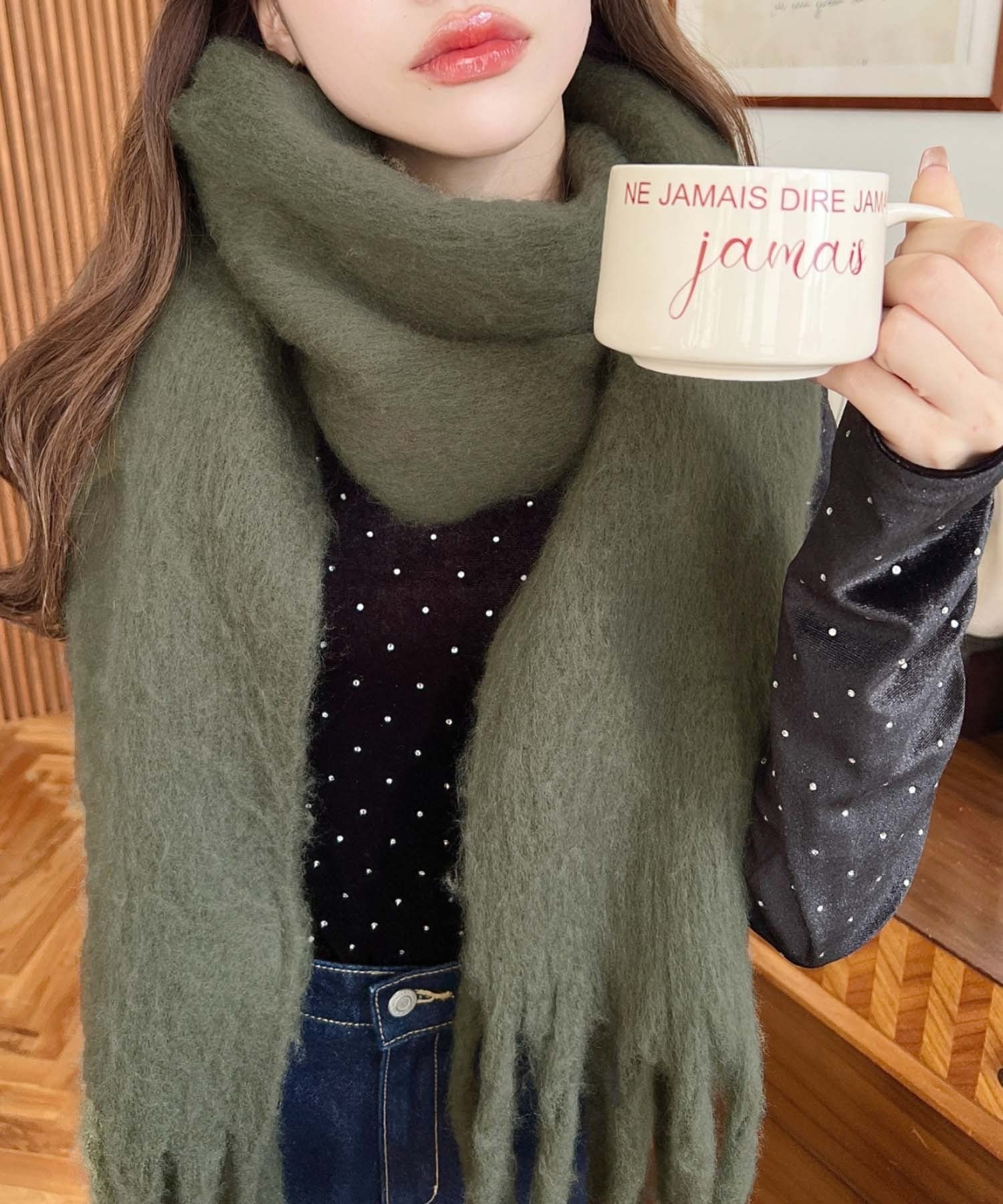 【モーメントプラス/moment+ / MEN】のボリュームフリンジマフラー インテリア・キッズ・メンズ・レディースファッション・服の通販 founy(ファニー) ファッション Fashion メンズファッション Fashion for Men ストール Stole, Wrap トレンド Trend, Trending Now なめらか Smooth, Silky Texture パステル Pastel, Soft Color ベーシック Basic, Essential 防寒 Cold Protection, Winter-Ready 冬 Winter / This Winter 再入荷 Restock / Back in Stock プチプライス・低価格 Affordable / Budget Price おすすめ Recommended / Our Picks オリーブ|ID: prp329100004795598 ipo3291000000034793794