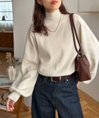 【ディスコート/Discoat】の【オンオフ問わない!/WEB限定】ハイネックニット 人気、トレンドファッション・服の通販 founy(ファニー) ファッション Fashion レディースファッション Fashion for Women トップス・カットソー Cut & Sew Tops ニット Knit Tops & Sweaters おすすめ Recommended / Our Picks シンプル Simple, Minimal ジャケット Jacket, Outerwear スラックス Slacks, Dress Pants スリーブ Sleeve, Long Sleeve / Short Sleeve デニム Denim, Jeans Material ハイネック High Neck, Mock Neck エレガント 上品 Elegant thumbnail オフホワイト|ID: prp329100004795599 ipo3291000000034793783