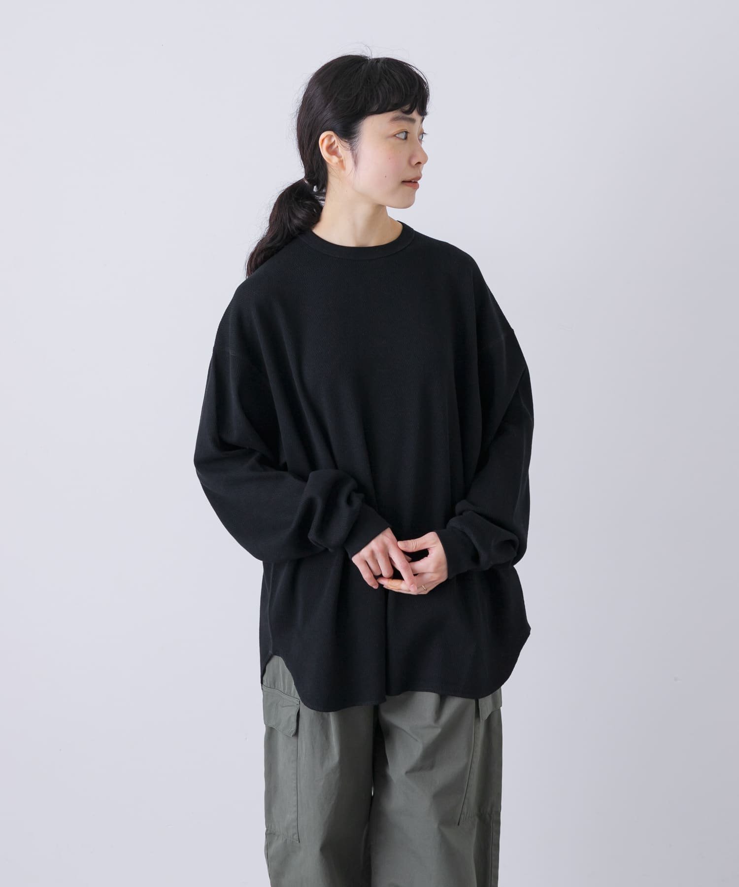 【かぐれ/kagure / URBAN RESEARCH】のサーマルクルーネックプルオーバー 人気、トレンドファッション・服の通販 founy(ファニー) ファッション Fashion レディースファッション Fashion for Women トップス・カットソー Cut & Sew Tops カジュアルプルオーバー・ニットトップス Pullovers & Knit Tops / Casual Pullovers インナー Innerwear ヴィンテージ Vintage Style カーディガン Cardigan, Knitwear サーマル Thermal, Waffle Knit デニム Denim, Jeans Material バランス Balance, Style Balance ベスト Vest, Waistcoat ボトム Bottoms, Lower Wear ラウンド Round, Round Neck ロング Long, Long-Length A/W・秋冬 Autumn/Winter 冬 Winter / This Winter おすすめ Recommended / Our Picks 2025年 2025 2025-2026秋冬・A/W Autumn/Winter 2025–26 AW25–26 other-1|ID: prp329100004795600 ipo3291000000034930514