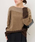 【ジャーナルスタンダード レリューム/JOURNAL STANDARD relume】のミックスファブリックプルオーバー 人気、トレンドファッション・服の通販 founy(ファニー) ファッション Fashion レディースファッション Fashion for Women トップス・カットソー Cut & Sew Tops カジュアルプルオーバー・ニットトップス Pullovers & Knit Tops / Casual Pullovers 2025年 2025 2025-2026秋冬・A/W Autumn/Winter 2025–26 AW25–26 インナー Innerwear スラックス Slacks, Dress Pants タートル Turtleneck, Turtle Collar デニム Denim, Jeans Material ミックス Mix, Mixed Style リラックス Relax, Relaxed Fit エレガント 上品 Elegant A/W・秋冬 Autumn/Winter thumbnail ブラウン|ID: prp329100004795602 ipo3291000000034793806