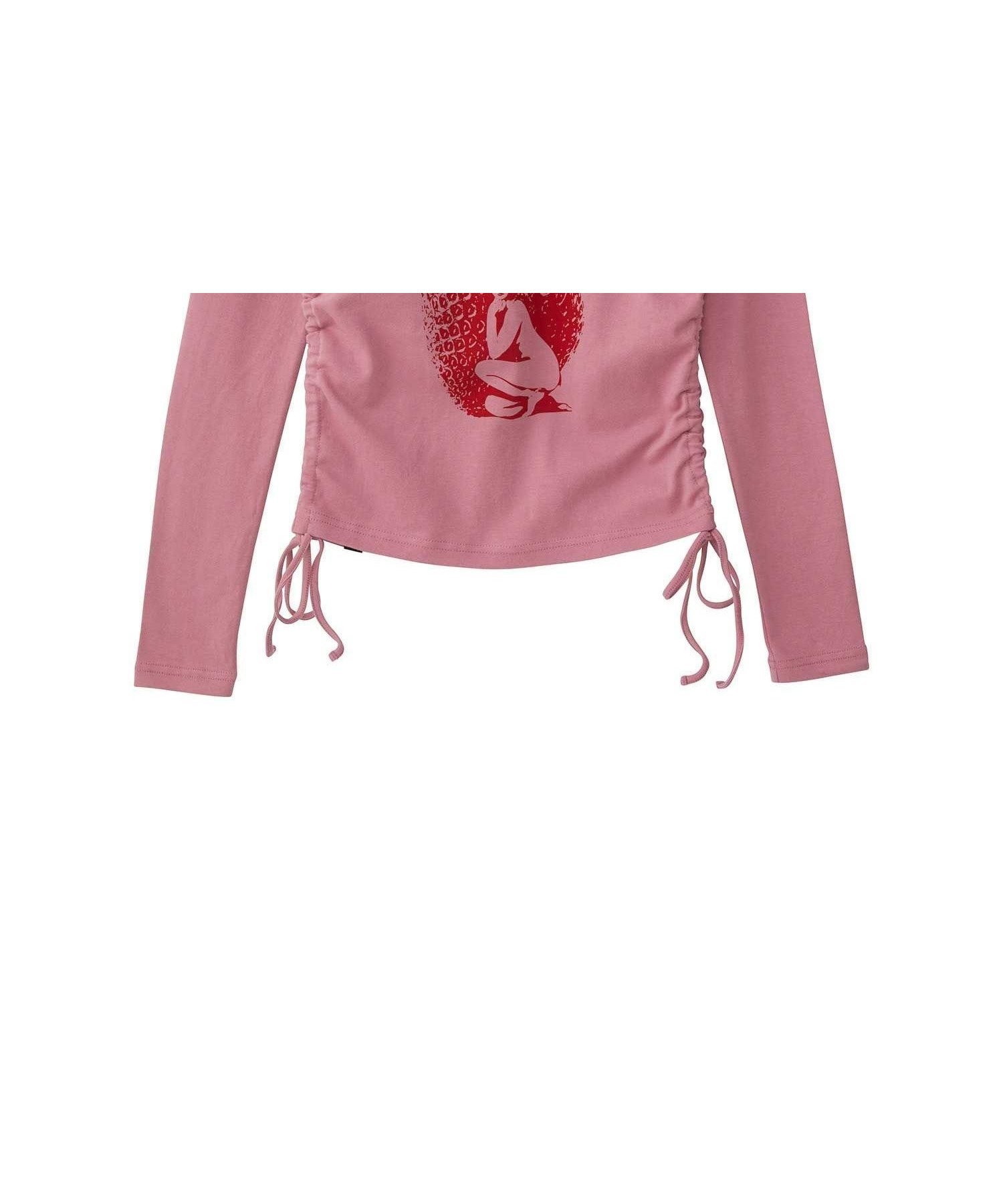 【ヒステリックグラマー/HYSTERIC GLAMOUR】のMIDNIGHT BERRY チビTシャツ 人気、トレンドファッション・服の通販 founy(ファニー) ファッション Fashion レディースファッション Fashion for Women トップス・カットソー Cut & Sew Tops シャツ・ブラウス・オフィスカジュアル Elegant Blouses & Button-Ups ロングTシャツ・Tシャツ Longline T-Shirts & Tees ギャザー Gathered, Ruffled グラフィック Graphic, Graphic Design ストレッチ Stretch, Stretchy Fabric ドローコード Drawcord, Drawstring Cord other-1|ID: prp329100004795606 ipo3291000000034844373