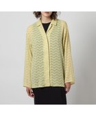【ビューティ&ユース ユナイテッドアローズ/BEAUTY&YOUTH / UNITED ARROWS】のSteven Alan シフォン ジャガード シャツ 人気、トレンドファッション・服の通販 founy(ファニー) ファッション Fashion レディースファッション Fashion for Women トップス・カットソー Cut & Sew Tops シャツ・ブラウス・オフィスカジュアル Elegant Blouses & Button-Ups おすすめ Recommended / Our Picks カフス Cuff Design シフォン Chiffon, Lightweight Fabric タンク Tank Top, Sleeveless Top ノースリーブ Sleeveless, No-Sleeve thumbnail YELLOW|ID: prp329100004795641 ipo3291000000034794058