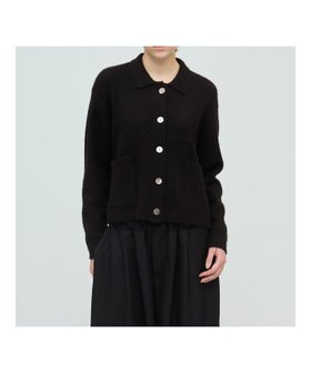 【マーコート/MARcourt】のmizuiro ind 襟付きショートカーディガン 人気、トレンドファッション・服の通販 founy(ファニー) ファッション Fashion レディースファッション Fashion for Women トップス・カットソー Cut & Sew Tops カーディガン・羽織り Layered Style Cardigans ウォッシャブル Machine Washable カーディガン Cardigan, Knitwear ショート Short, Short Length フロント Front, Front Design ポケット Pocket, Pocket Detail レギュラー Regular, Standard Fit 無地 Plain, Solid Color A/W・秋冬 Autumn/Winter 長袖 Long Sleeve, Full Sleeve |ID:prp329100004795643