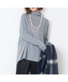 【マイカ ディール/MICA & DEAL】のルーズタートルネックプルオーバー BLUE-GRAY|ID: prp329100004795646 ipo3291000000034794104