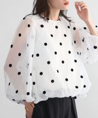 【ガール/GIRL】のドットシアーバルーンブラウス【洗える】 OWHDOT|ID: prp329100004795652 ipo3291000000034794125