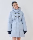 【ナルミヤ オンライン/NARUMIYA ONELINE / KIDS】の【130cmあり】【はっ水・家庭洗濯可】Aラインダウンコート 人気、トレンドファッション・服の通販 founy(ファニー) ファッション Fashion キッズファッション Fashion for Kids アウター Coat Outerwear /Kids おすすめ Recommended / Our Picks ダウン Down, Puffer フェイクファー Faux Fur, Imitation Fur ポケット Pocket, Pocket Detail 洗える Machine Washable thumbnail ブルー|ID: prp329100004795653 ipo3291000000035015831