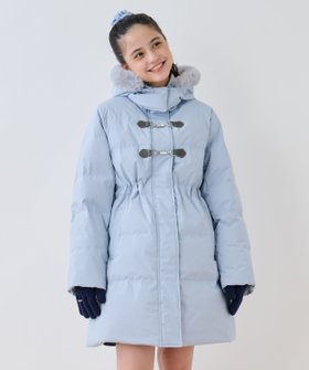 【ナルミヤ オンライン/NARUMIYA ONELINE / KIDS】の【130cmあり】【はっ水・家庭洗濯可】Aラインダウンコート 人気、トレンドファッション・服の通販 founy(ファニー) ファッション Fashion キッズファッション Fashion for Kids アウター Coat Outerwear /Kids おすすめ Recommended / Our Picks ダウン Down, Puffer フェイクファー Faux Fur, Imitation Fur ポケット Pocket, Pocket Detail 洗える Machine Washable |ID:prp329100004795653