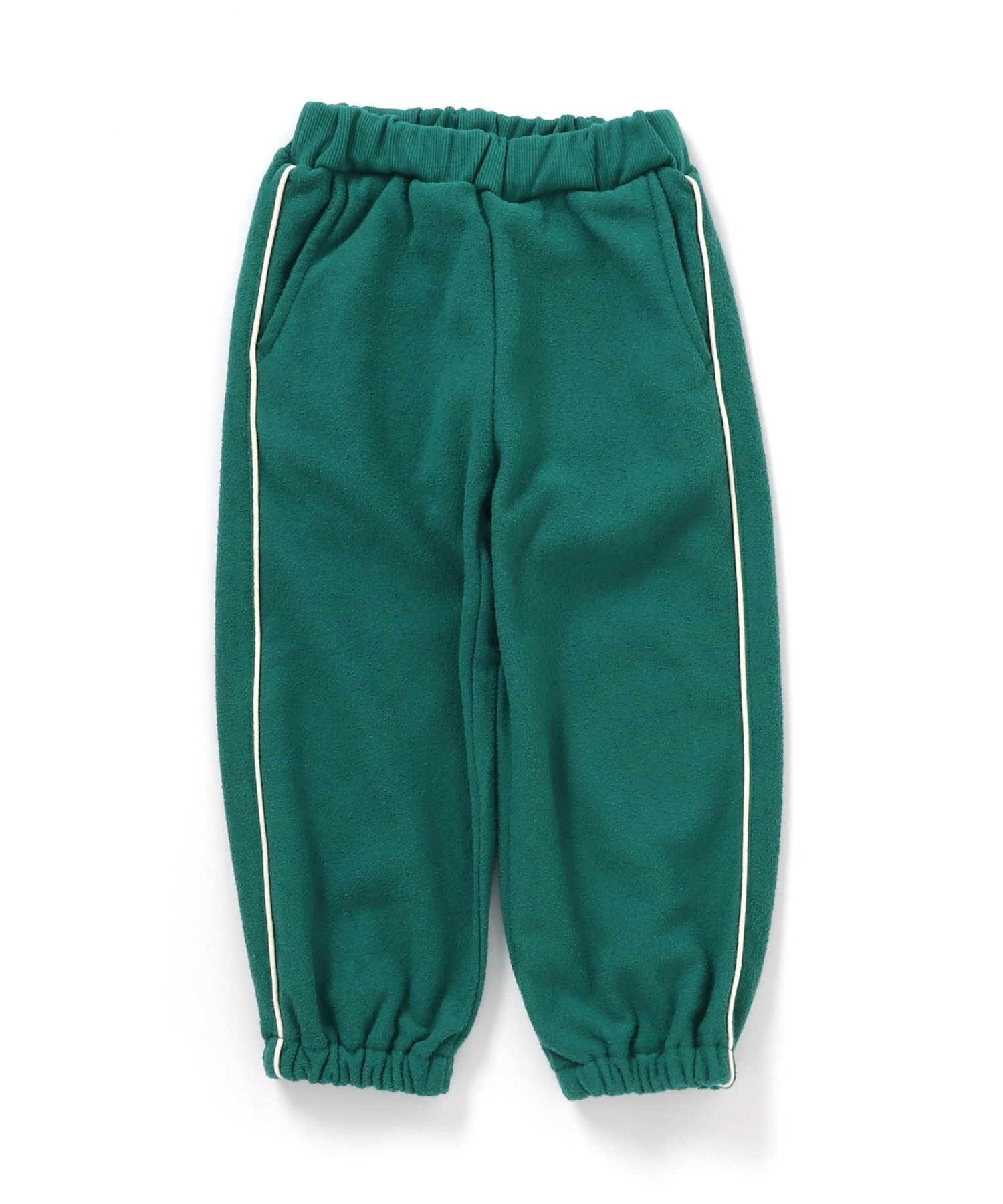 【エフオー オンラインストア/F.O.Online Store / KIDS】のWEB限定 あったか裏起毛パイルパンツ(セットアップ可) 10分丈 インテリア・キッズ・メンズ・レディースファッション・服の通販 founy(ファニー) 　ファッション　Fashion　キッズファッション　Fashion for Kids　ボトムス　Bottoms　おすすめ　Recommended / Our Picks　セットアップ　Set-Up, Coordinated Outfit　人気　Popular, Best Seller　グリーン|ID: prp329100004795685 ipo3291000000035023914